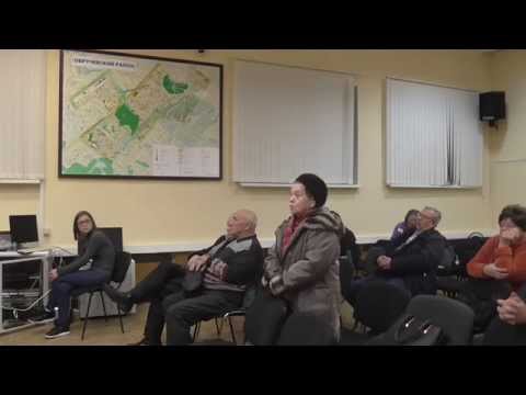 Встреча главы управы с жителями района 18.11.2015