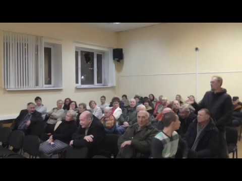 Встреча главы управы с жителями района 16.11.2016
