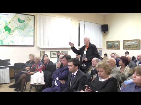 Встреча главы управы с жителями района 16.10.2019