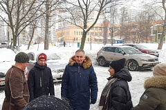 23.12.2023 состоялся еженедельный обход территории главой управы и директором ГБУ "Жилищник Обручевского района".